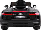 Дитяча акумуляторна машинка Audi R8 Чорна, фото 4