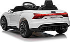 Дитяча акумуляторна машинка Audi RS E-Tron GT Біла, фото 2
