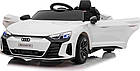 Дитяча акумуляторна машинка Audi RS E-Tron GT Біла, фото 6