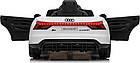 Дитяча акумуляторна машинка Audi RS E-Tron GT Біла, фото 8