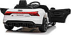 Дитяча акумуляторна машинка Audi RS E-Tron GT Біла, фото 9