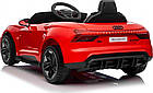 Дитяча акумуляторна машинка Audi RS E-Tron GT Червона, фото 3