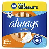 Гігієнічні прокладки Always Ultra Normal (Розмір 1) 56 шт., фото 2