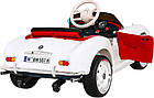 Дитяча акумуляторна машинка BMW 507 Retro Біла, фото 3
