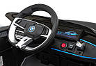 Дитяча акумуляторна машинка BMW i4 Чорна, фото 8