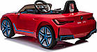 Дитяча акумуляторна машинка BMW i4 для дітей Червона, фото 8