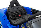 Дитяча акумуляторна машинка BMW i4 Синя, фото 4