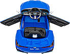 Дитяча акумуляторна машинка BMW i4 Синя, фото 9