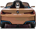 Дитяча акумуляторна машинка BMW i4, фото 3