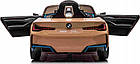 Дитяча акумуляторна машинка BMW i4, фото 9