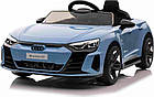 Дитяча акумуляторна машинка Audi RS E-Tron GT Синя, фото 2