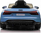 Дитяча акумуляторна машинка Audi RS E-Tron GT Синя, фото 6