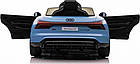 Дитяча акумуляторна машинка Audi RS E-Tron GT Синя, фото 10