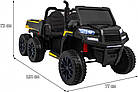 Дитяча акумуляторна машинка Farmer Truck Чорна, фото 3