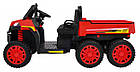 Дитяча акумуляторна машинка Farmer Truck Червона, фото 4