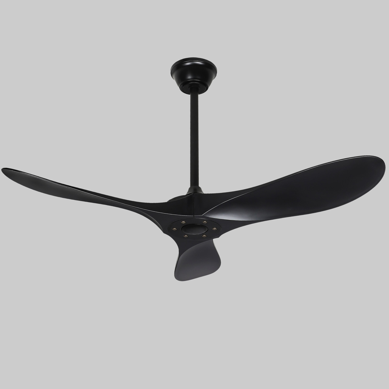 Вентилятор стельовий чорний з пультом 110см (94-7105 (42) BK)