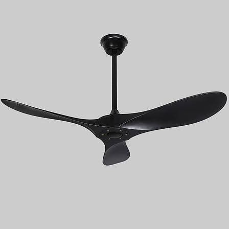Вентилятор стельовий чорний з пультом 110см (94-7105 (42) BK), фото 1