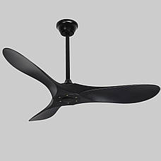 Вентилятор стельовий чорний з пультом 110см (94-7105 (42) BK), фото 5