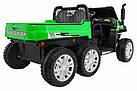 Дитяча акумуляторна машинка Farmer Truck Зелена, фото 9