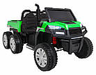 Дитяча акумуляторна машинка Farmer Truck Зелена, фото 10