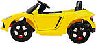 Дитяча акумуляторна машинка Жовта, фото 2