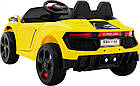 Дитяча акумуляторна машинка Жовта, фото 3