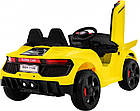 Дитяча акумуляторна машинка Жовта, фото 6