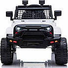 Дитяча акумуляторна машинка Jeep Dark Night Біла, фото 4