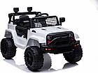 Дитяча акумуляторна машинка Jeep Dark Night Біла, фото 6