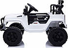 Дитяча акумуляторна машинка Jeep Dark Night Біла, фото 8
