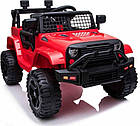 Дитяча акумуляторна машинка Jeep Dark Night Red, фото 6