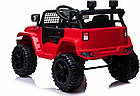 Дитяча акумуляторна машинка Jeep Dark Night Red, фото 9