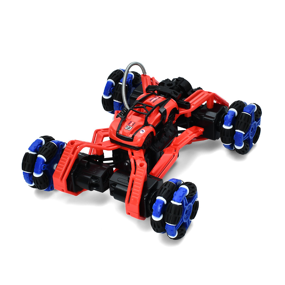 Машинка трюкова на радіокеруванні (2,4G, акум, 21 см, пара, світло, колеса-ролики, 4х4, USB, 2 кольори) 0855-242A, фото 1