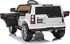 Дитяча акумуляторна машинка Land Rover Discovery Біла, фото 3