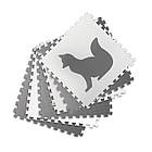 Дитячий килимок-пазл Звірята 6 шт, фото 4