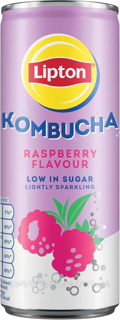 Комбуча Lipton Kombucha Raspberry 250ml, фото 1