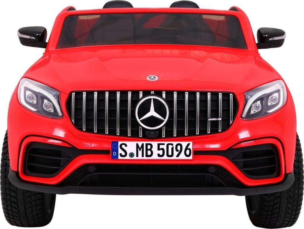 Дитяча акумуляторна машинка Mercedes GLC 63S Червона, фото 1