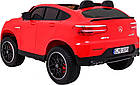 Дитяча акумуляторна машинка Mercedes GLC 63S Червона, фото 5