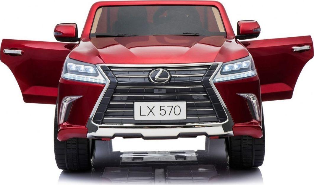 Дитяча акумуляторна машинка Lexus LX570 Червона, фото 1