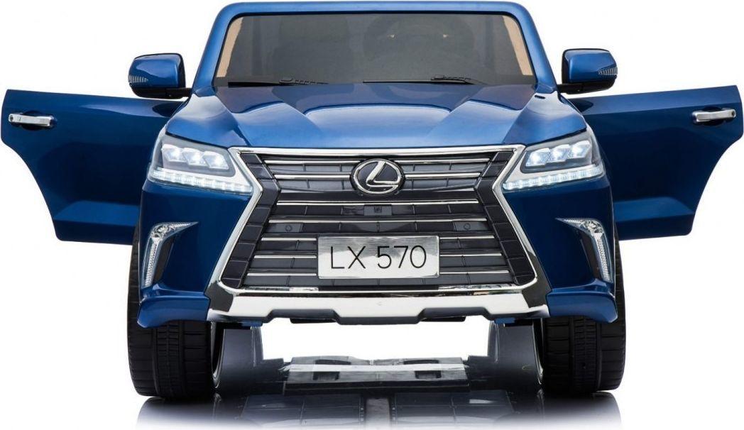Дитяча акумуляторна машинка Lexus LX570 Синя, фото 1