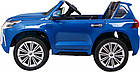 Дитяча акумуляторна машинка Lexus LX570 Синя, фото 5