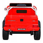 Дитяча акумуляторна машинка Mercedes G63 AMG Червона, фото 6