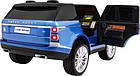 Дитяча акумуляторна машинка Range Rover HSE Синя, фото 10