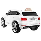 Дитяча акумуляторна машинка Bentley Bentayga Біла, фото 3