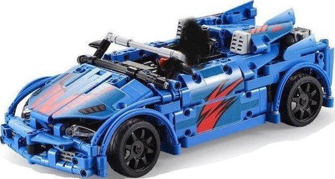 Дитяча гоночна машина на дистанційному керуванні 6+ з катапультою Технічні блоки CaDA 585 ел., фото 1