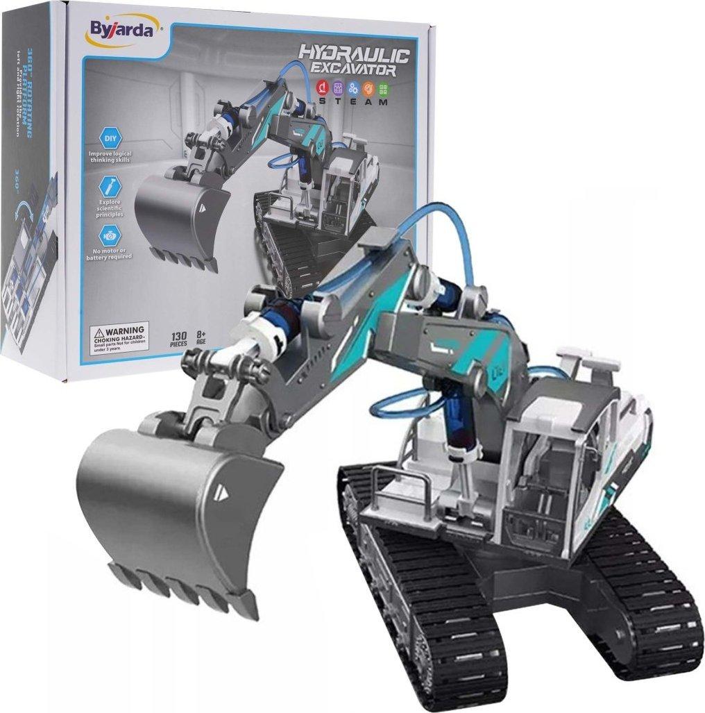 Дитячий конструктор гідравлічний екскаватор 8+ 130 ел., фото 1