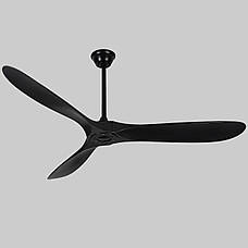 Вентилятор стельовий чорний з пультом 150см (94-7106 (60) BK), фото 5