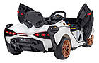 Lamborghini SIAN на акумуляторі для дітей Білий + Пульт + EVA + Free Start + Audio LED, фото 9