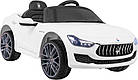 Дитяча акумуляторна машинка Maserati Ghibli Біла, фото 7