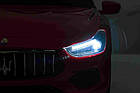 Дитяча акумуляторна машинка Maserati Ghibli на акумуляторі Червона, фото 10